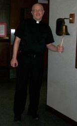 Fr. Steve: The professional bell ringer!