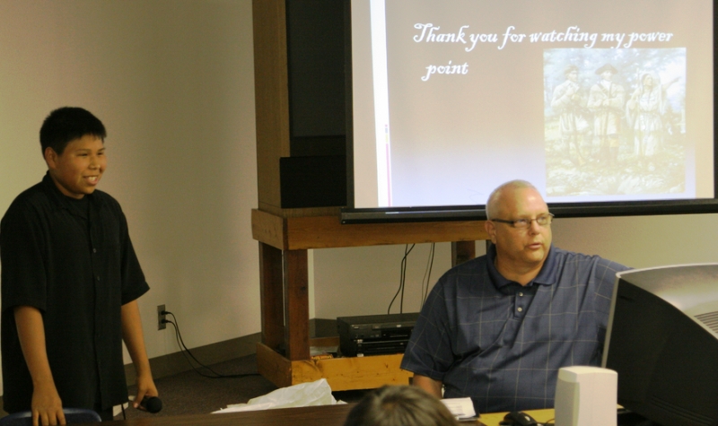 St. Joseph's Lakota youth presentations