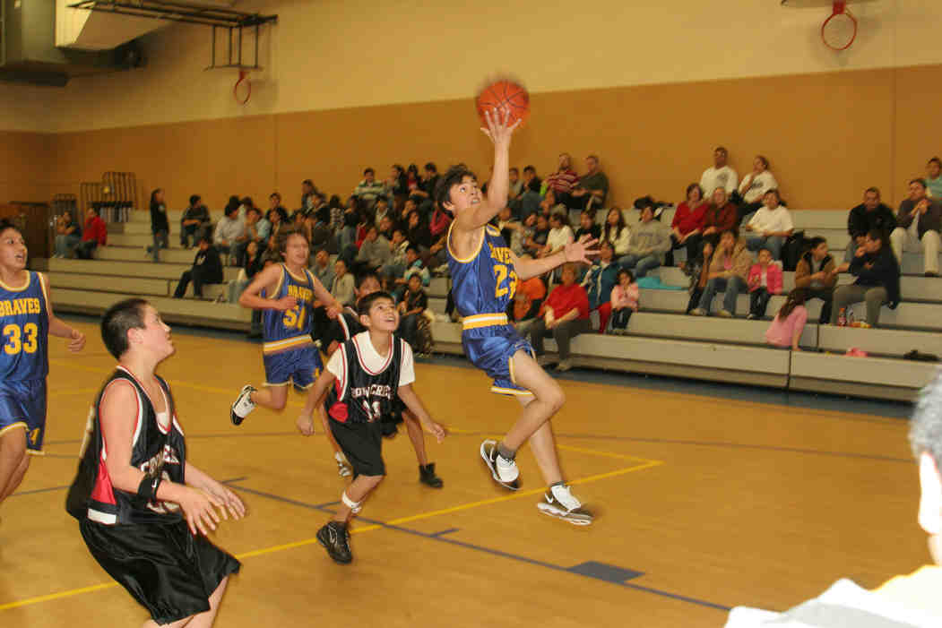 St. Joseph's Indian School - A day for basketball