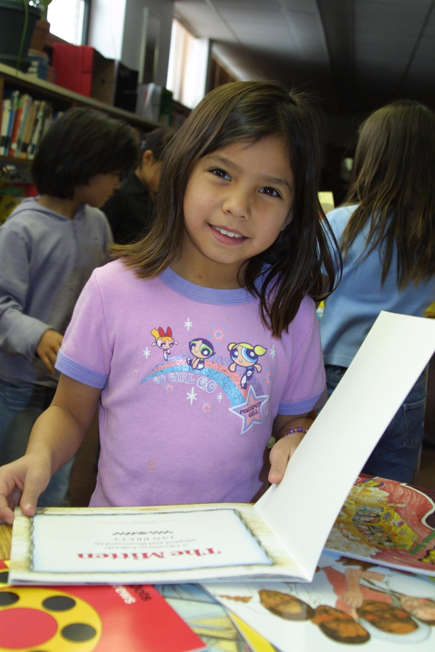The Native American students love reading at St. Joseph's Indian School!