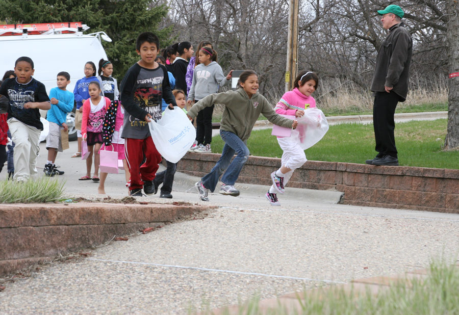 Our American Indian youngsters had such a blast at our annual Easter Egg Hunt!