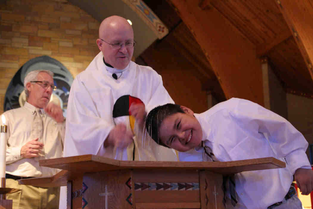 Twenty St. Joseph’s Indian School kids were either baptized or confirmed over the weekend!