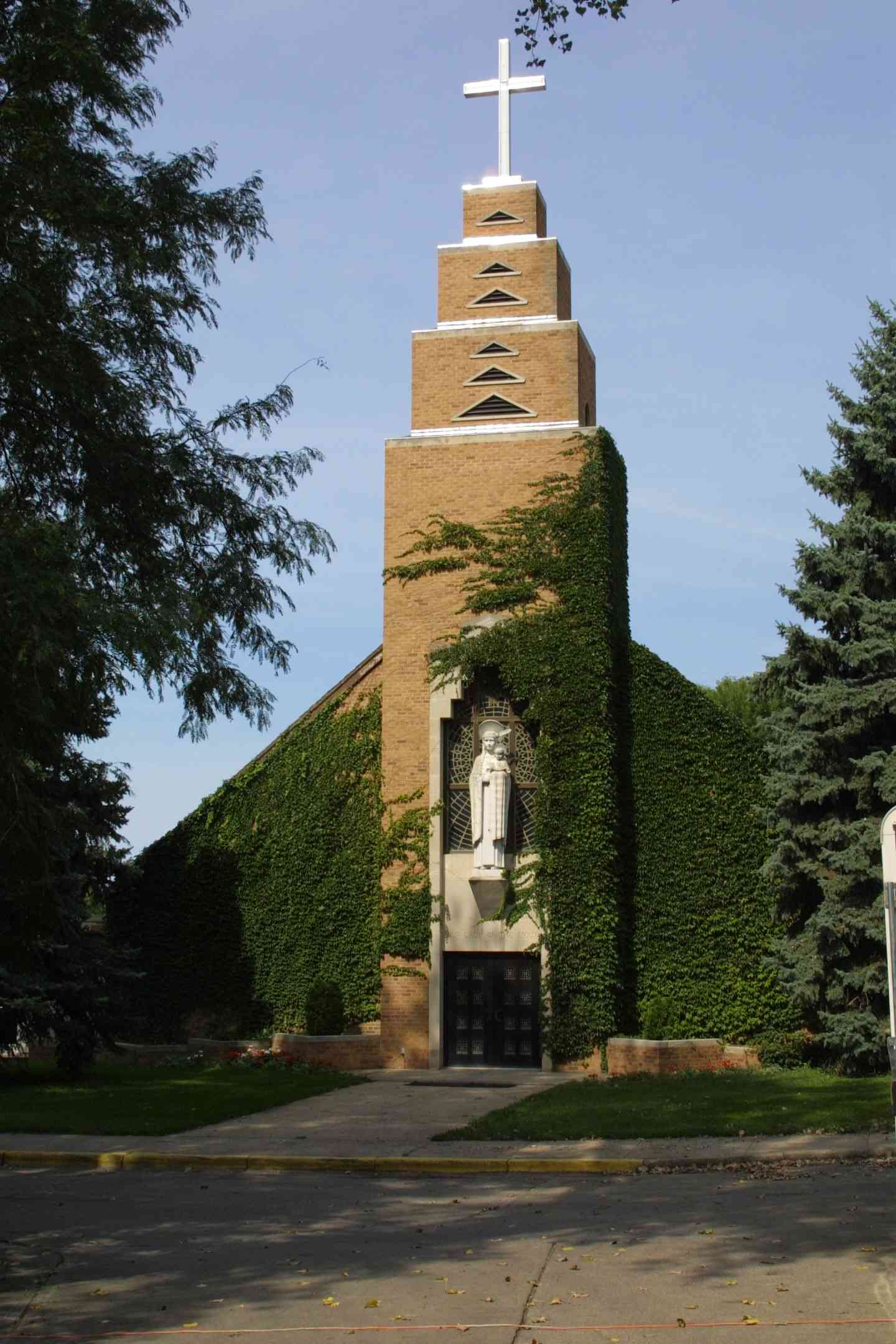This is our Lady of the Sioux Chapel in full blossom! 