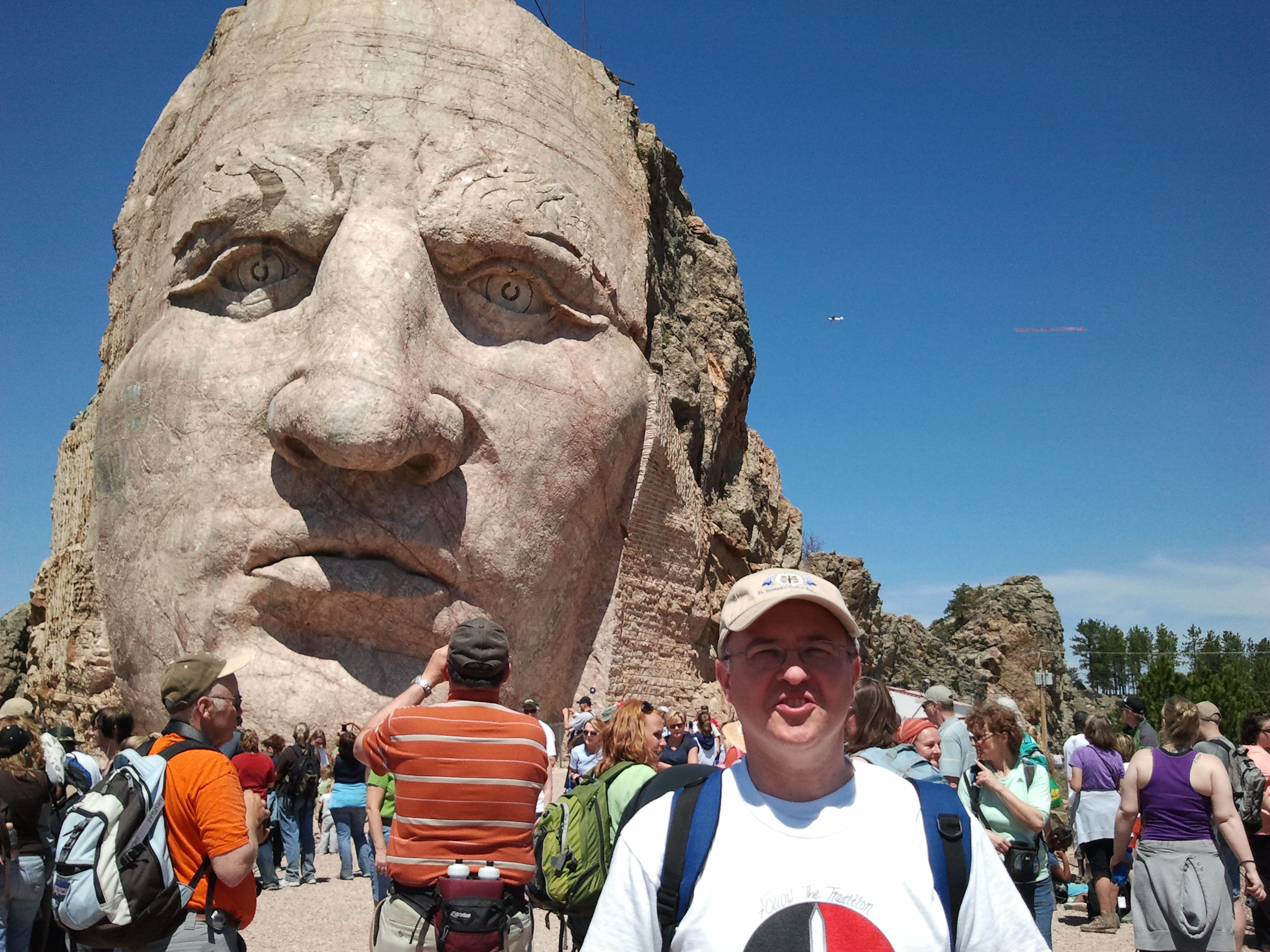 Fr. Steve at Crazy Horse Monument.