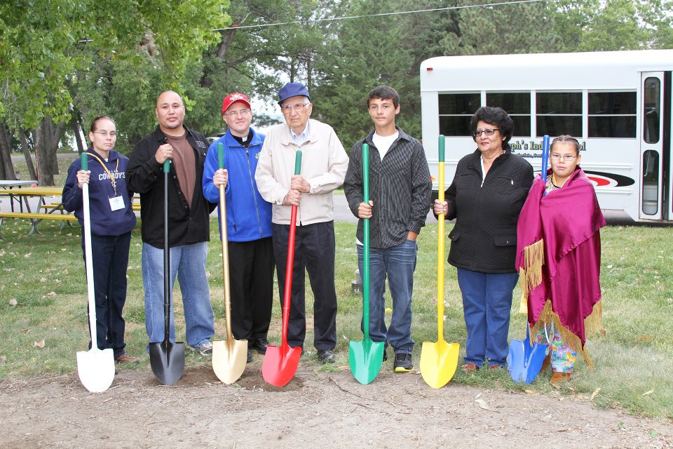 Akta Lakota Museum & Cultural Center's ground breaking ceremony. 