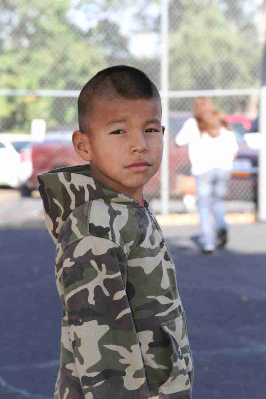 Though these kids have struggled, they are now happy to be at St. Joseph's Indian School.