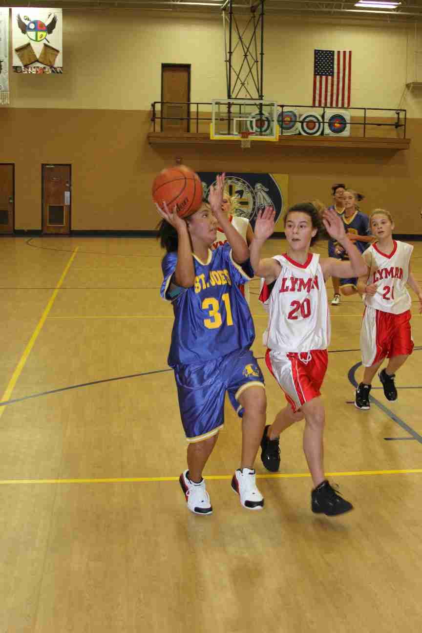 The girls at St. Joseph's Indian School have done a great job in basketball this year!