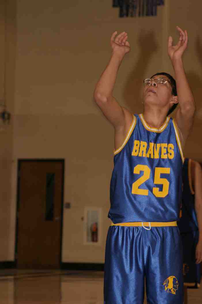 The greatspirit of fun and good sportsmanship fill St. Joseph's Indian School's gym!