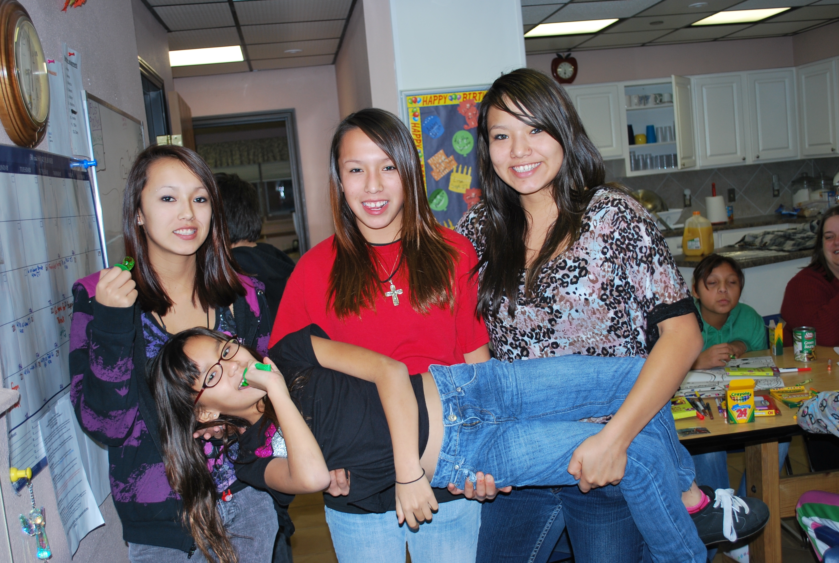 This group of sisters had such a great time during National Family Week!