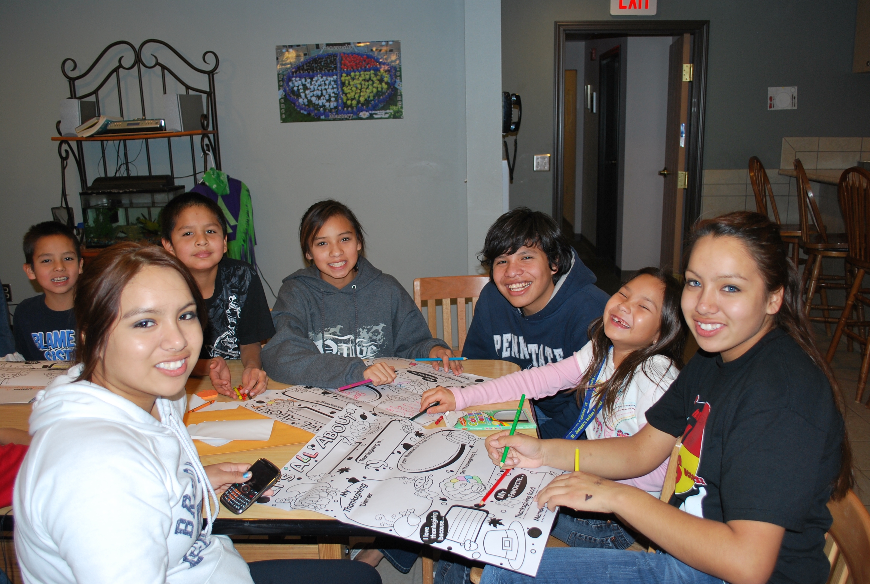 This year a larger group gathered in the Perky Home to shared stories about each other and their family.