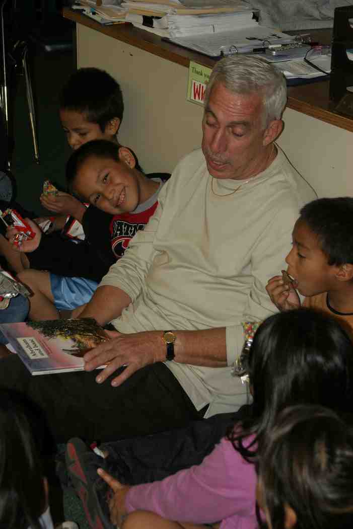 Richard and his Lakota (Sioux) students.