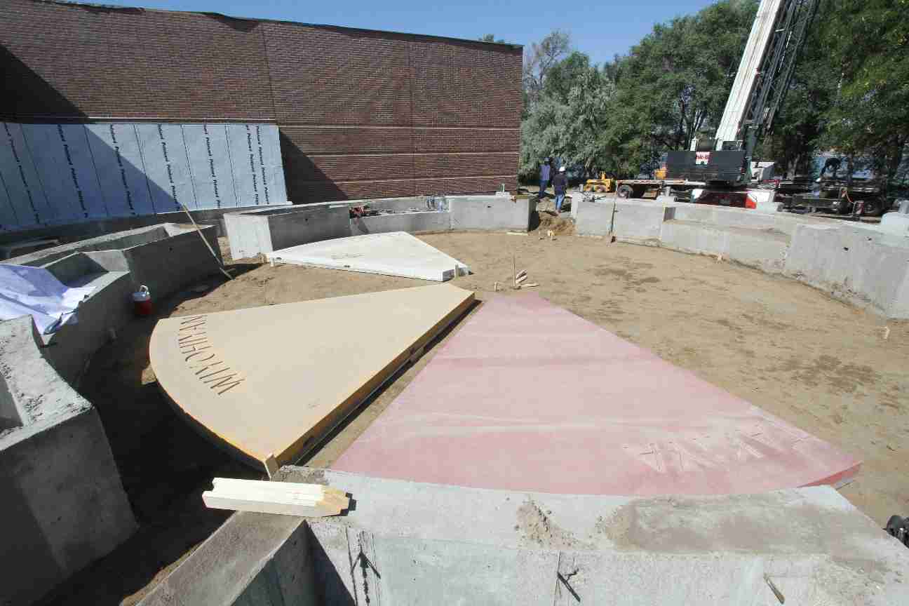 Progress on renovations at St. Joseph's Indian School. 