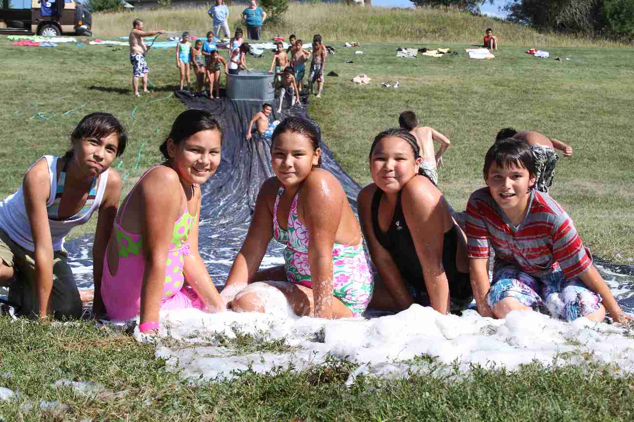 The Native American children had so much fun!