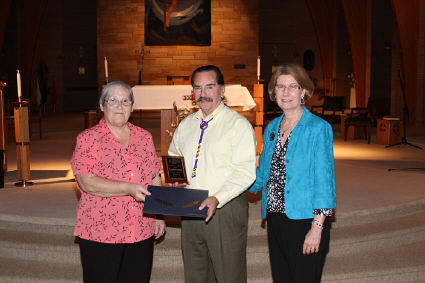 St. Joseph's Indian School presents its Distinguished Alumnus Award.