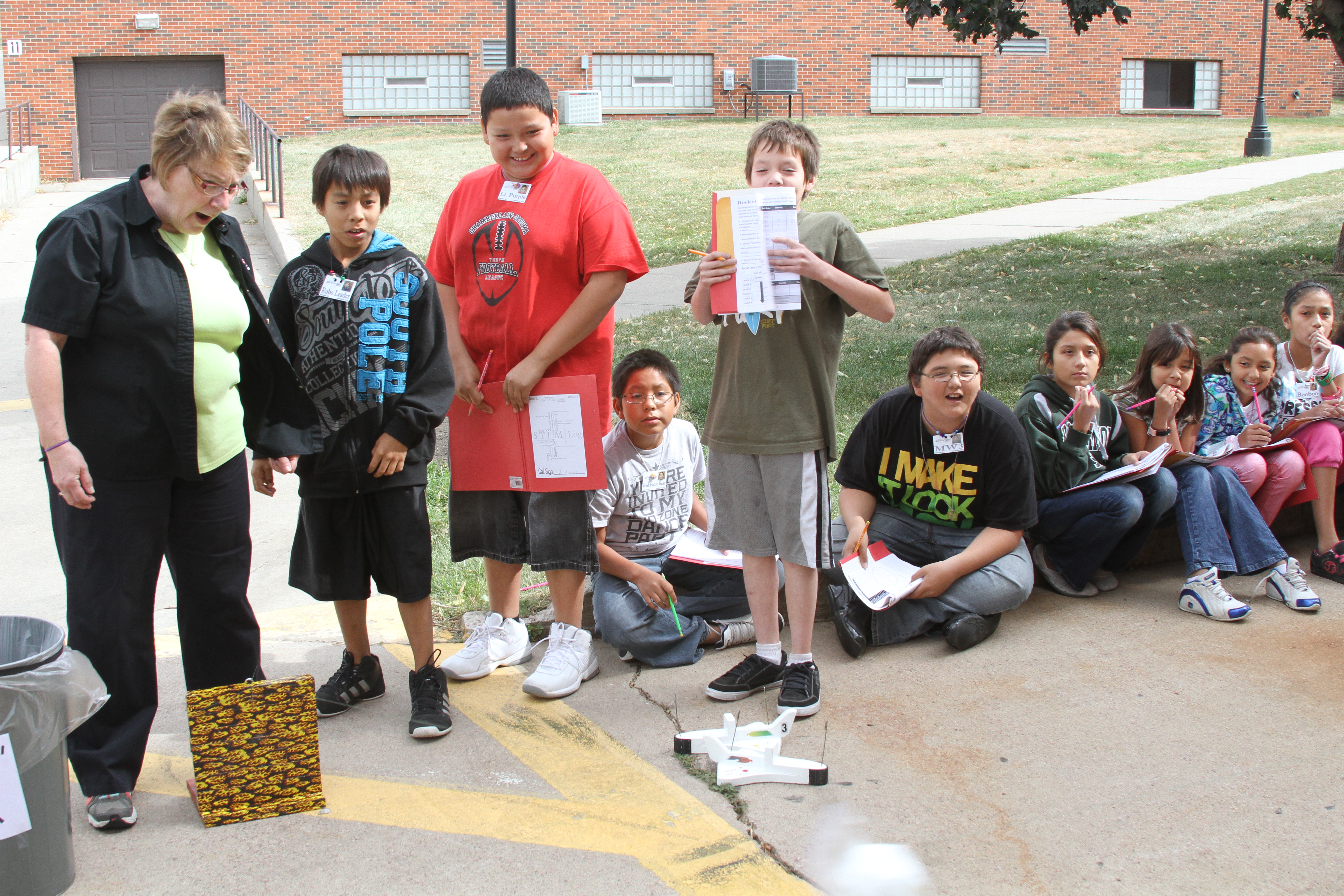 Native American kids learning about space!