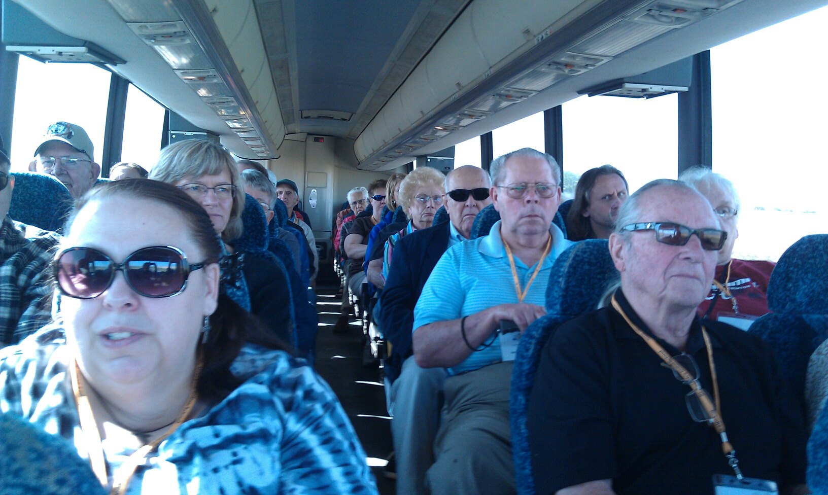 Indian reservation bus tour.