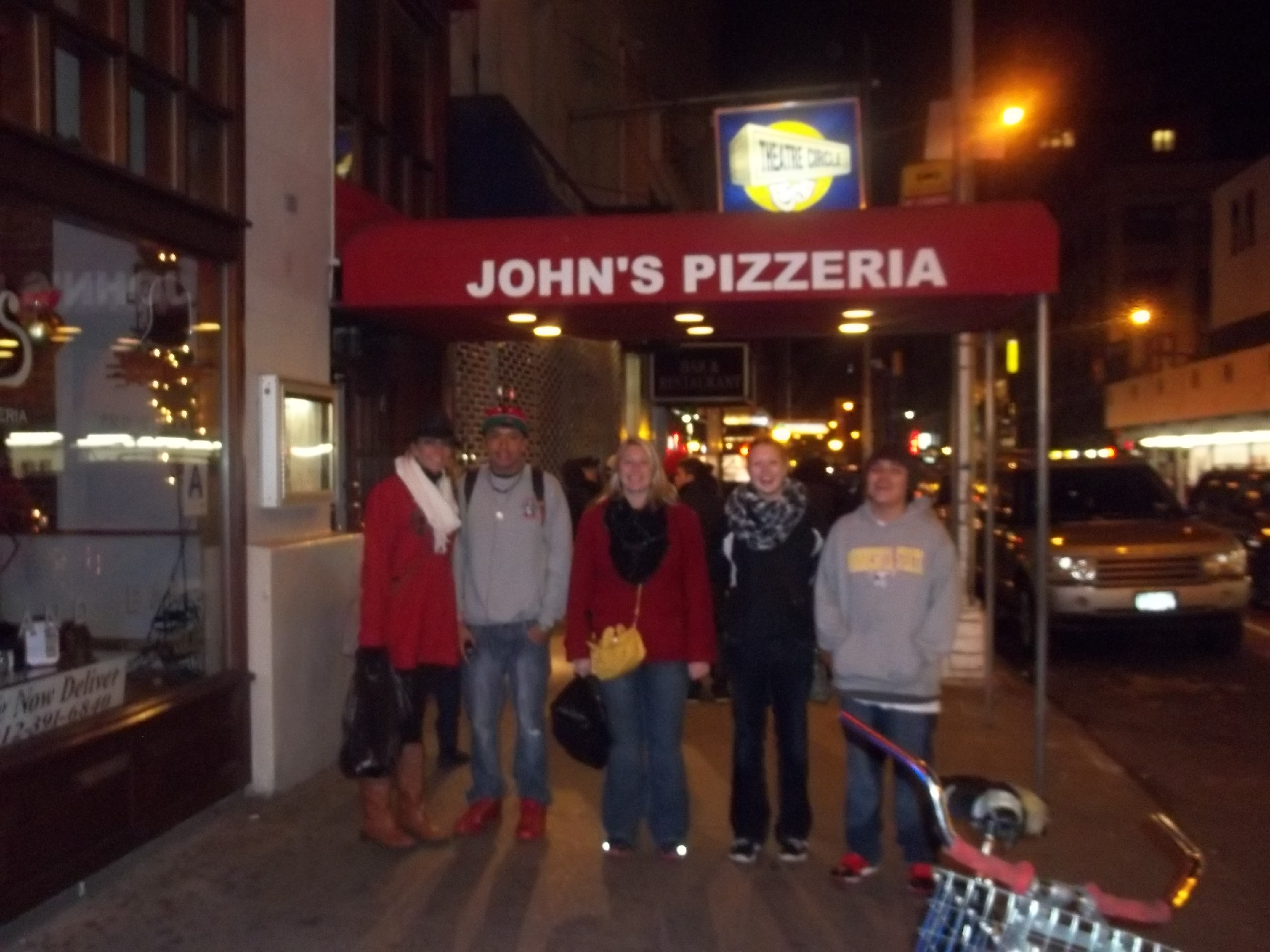 Everyone loved John’s Pizzeria!