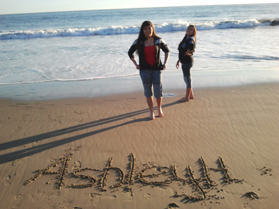 Native American students from St. Joseph’s saw the Pacific Ocean for the first time!