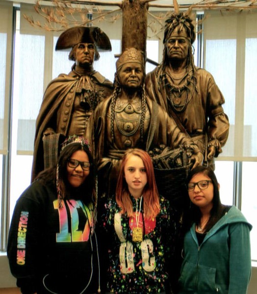 The Lakota students enjoyed the National Museum of the American Indian. 
