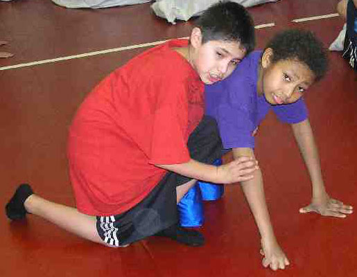 The Lakota children stay healthy and fit at St. Joseph’s Indian School. 