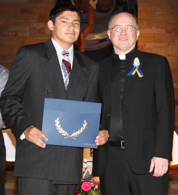 The Lakota students at St. Joseph’s attend Chamberlain High School after completing eighth grade.