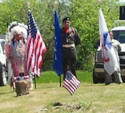 A Memorial Day celebration on a Northern Cheyenne Indian Reservation. 