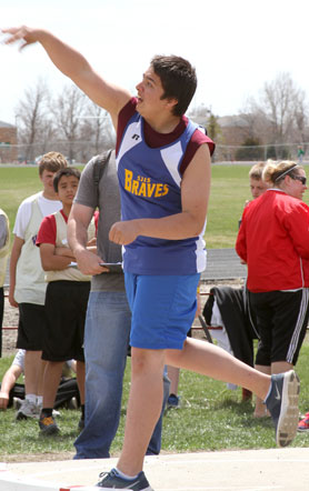 St. Joseph’s offers track and other sports to keep the Lakota children active. 
