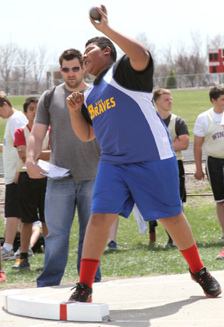 Track offers the Lakota boys and girls lessons in both teamwork and individual accomplishments. 