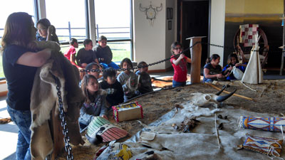 The Lakota children enjoy cultural field trips as part of their education at St. Joseph’s Indian School.