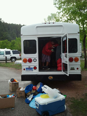 St. Joseph’s Indian School seventh graders are taking part in a trip to visit cultural points in South Dakota, Wyoming and Montana. 