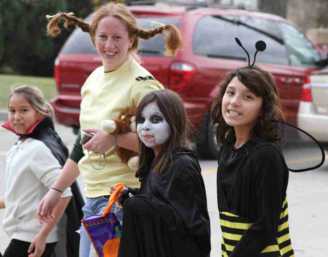 The Lakota children wish you a Happy Halloween