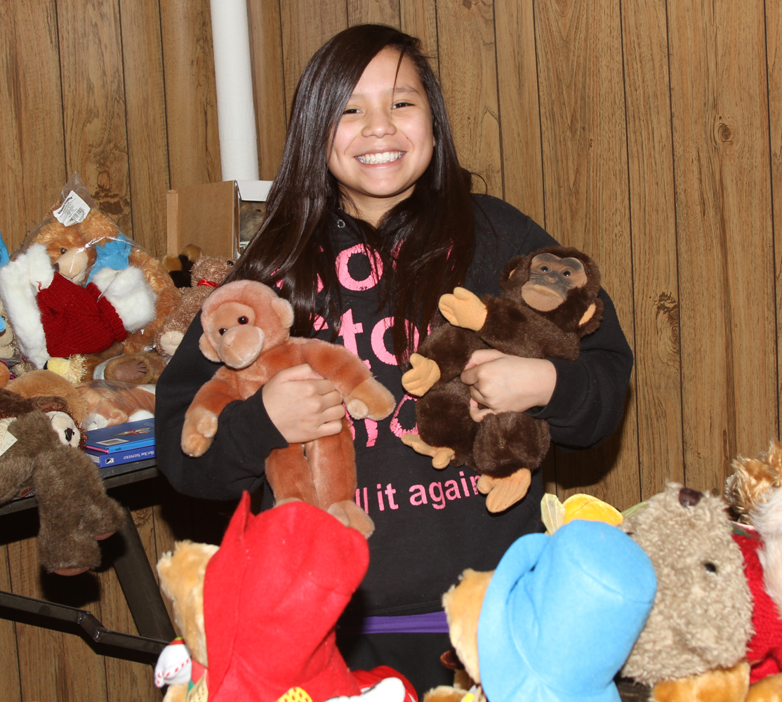 St. Joseph’s Christmas store allows the Lakota children to share a gift with their families. 