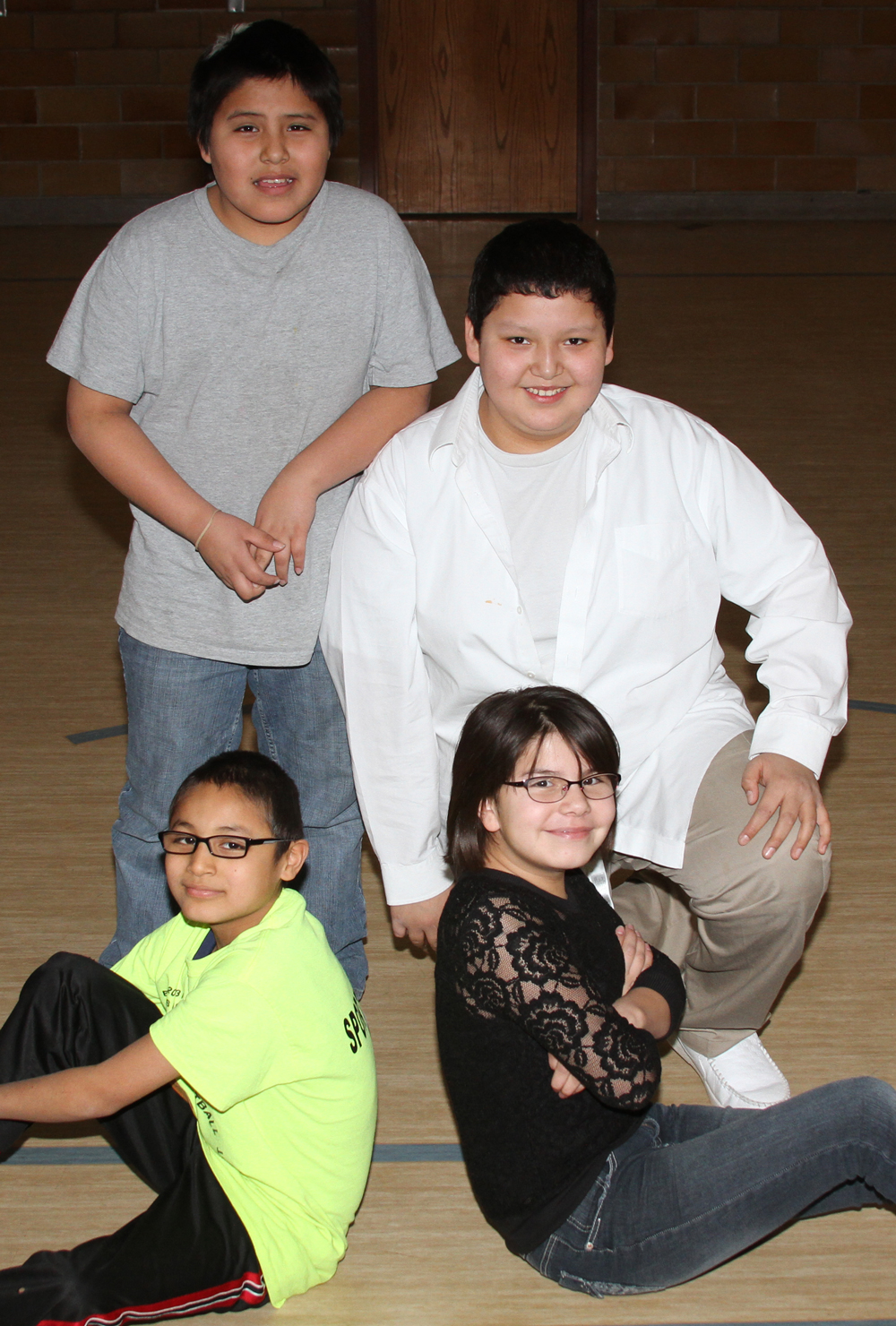 Four St. Joseph’s students advanced to the regional round of the free throw contest. 