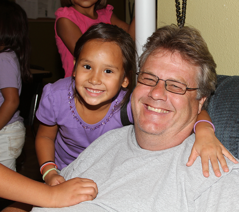 St. Joseph’s houseparents care for the Native American children in their campus homes. 