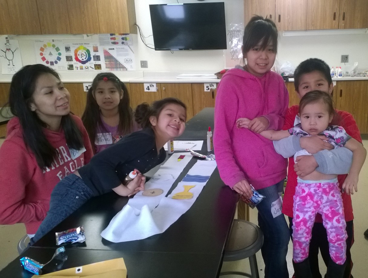 The Lakota children and their families decide if they want to participate in sacramental preparation at St. Joseph’s Indian School. 