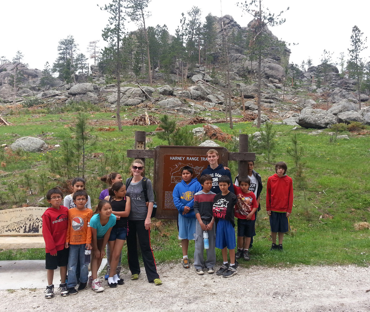 St. Joseph’s summer home students and staff spent a fun weekend camping and hiking in South Dakota’s Black Hills. 