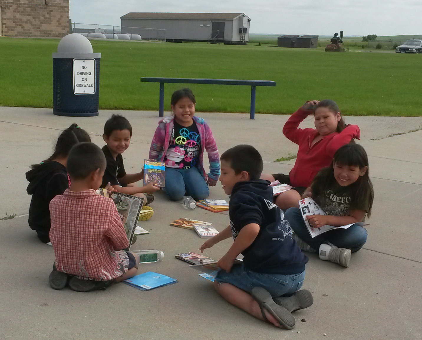St. Joseph’s Bookmobile visits numerous reservation communities each summer sharing books with those in need. 
