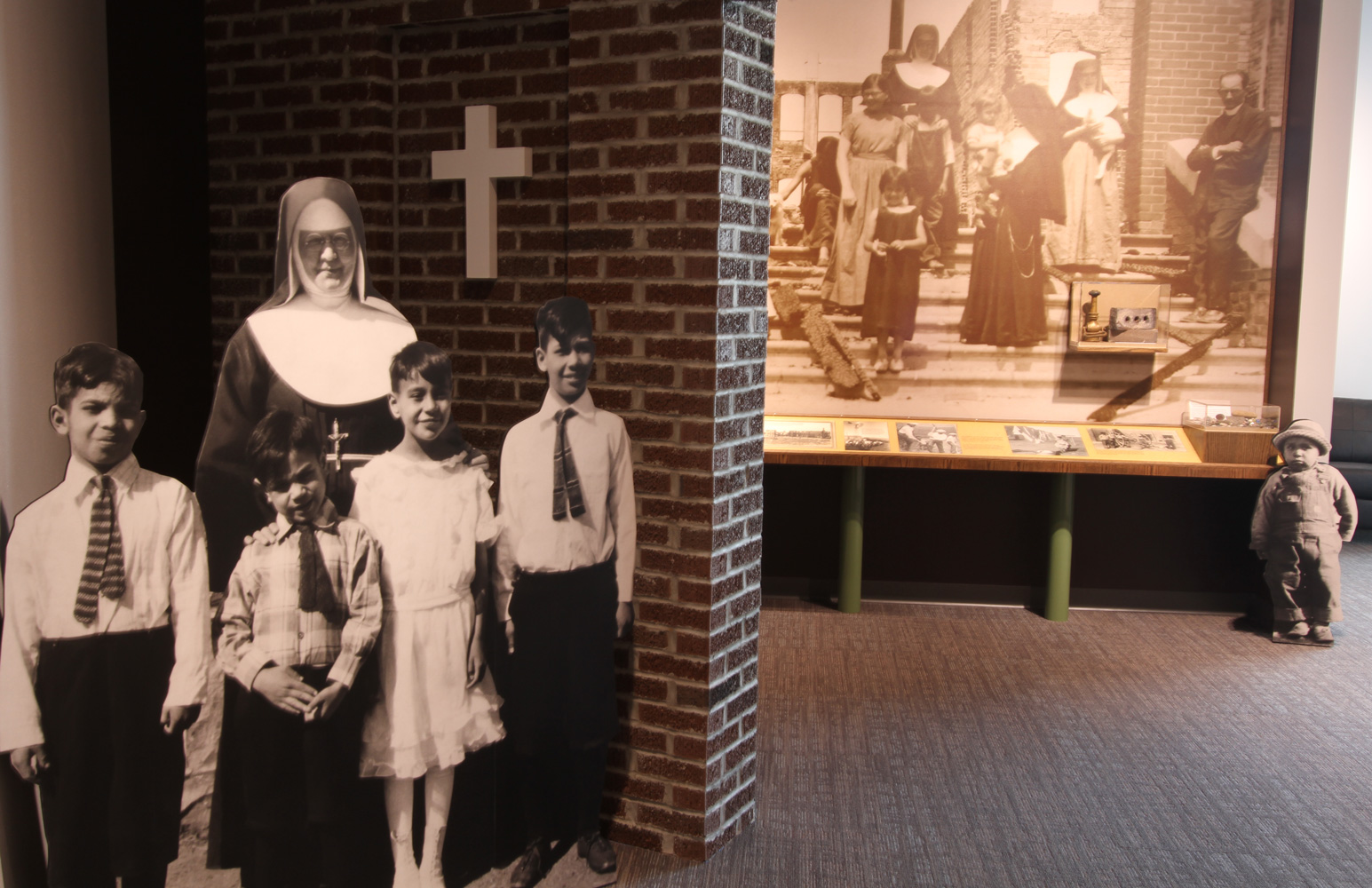 St. Joseph’s Alumni & Historical Center features historical displays and special features for alumni. 