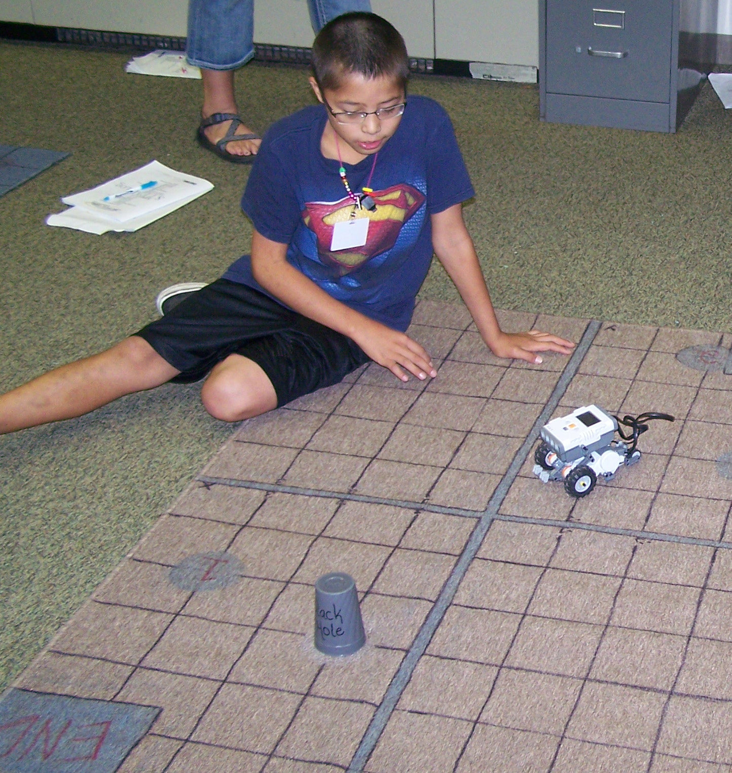 The Lakota students conducted experiments that helped them learn about math, science, technology and engineering. 