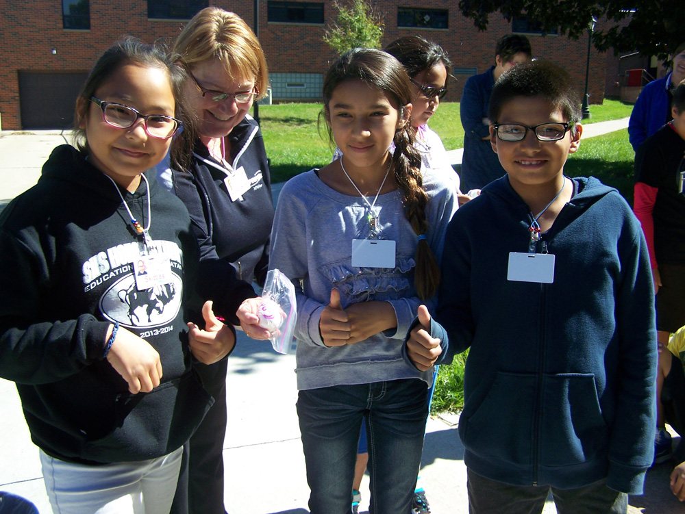 One egg survived the Eggbert experiment when St. Joseph’s fifth graders participated in Starbase. 