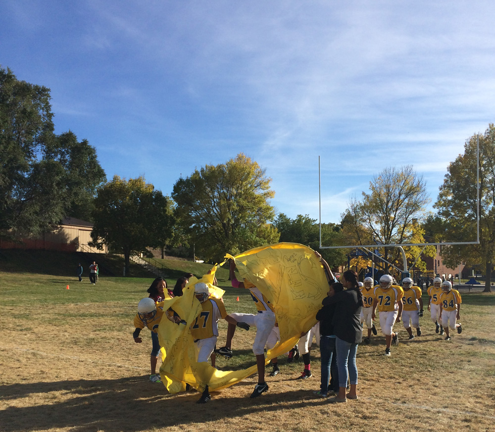 The St. Joseph’s Braves finished their season playing the Chieftains from the Crow Creek Reservation. 