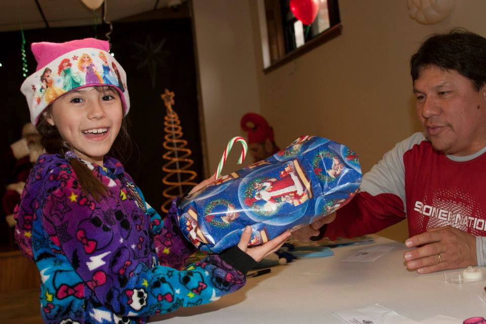 All the students choose a gift for someone in their family at St. Joseph’s Christmas store. 