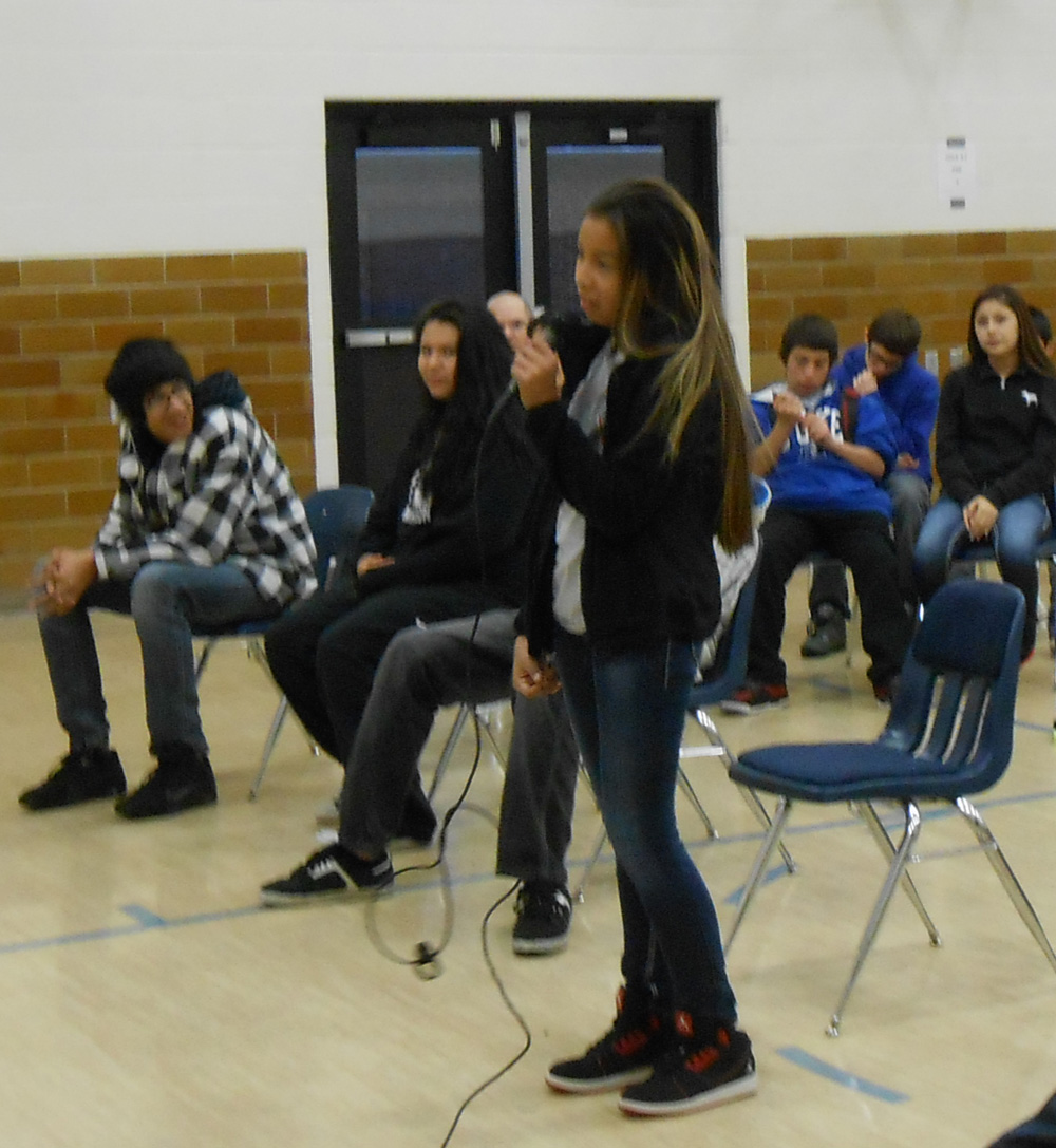 St. Joseph’s Indian School participates in a spelling bee each year. 
