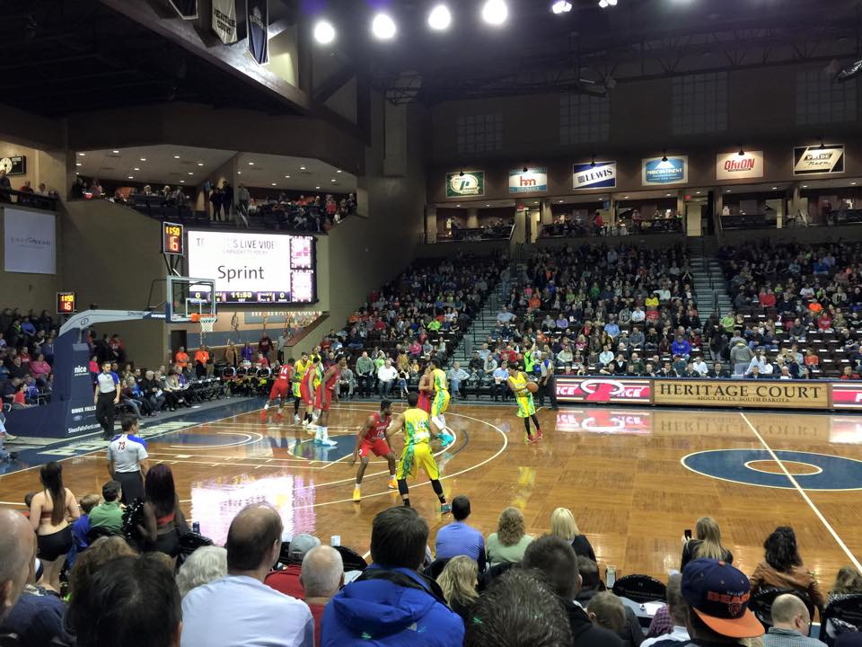 Staff who have helped at the rec center enjoyed an outing to a basketball game. 