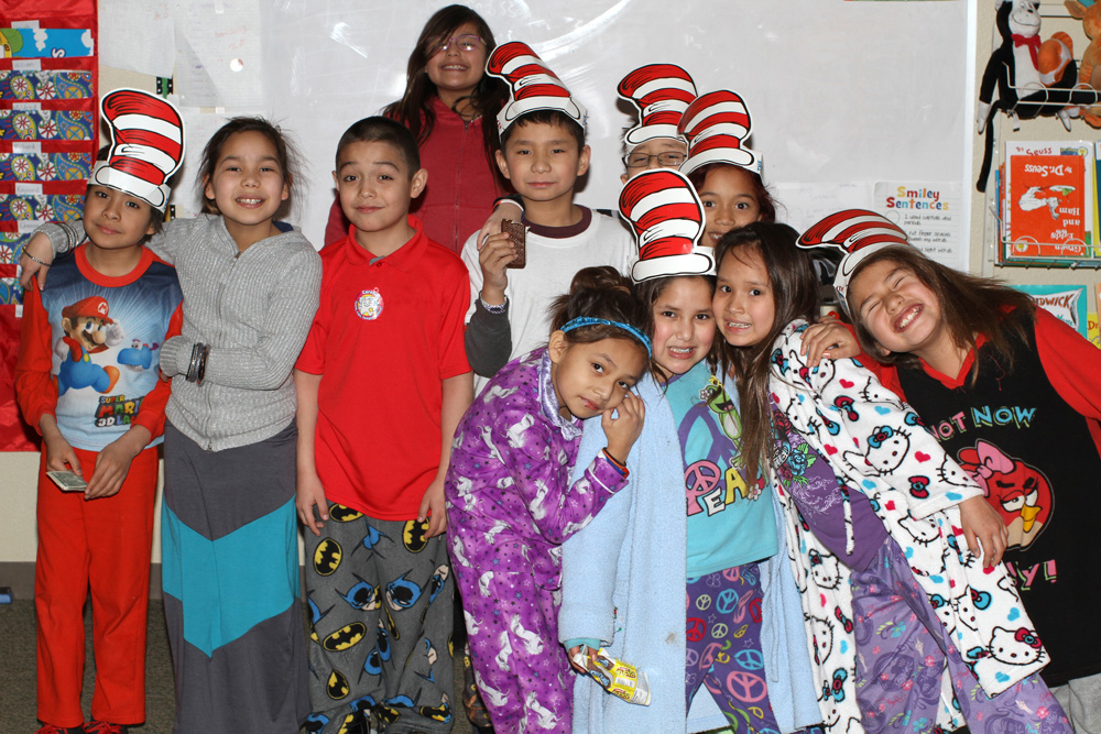 St. Joseph’s students celebrated Dr. Seuss’ birthday in school.