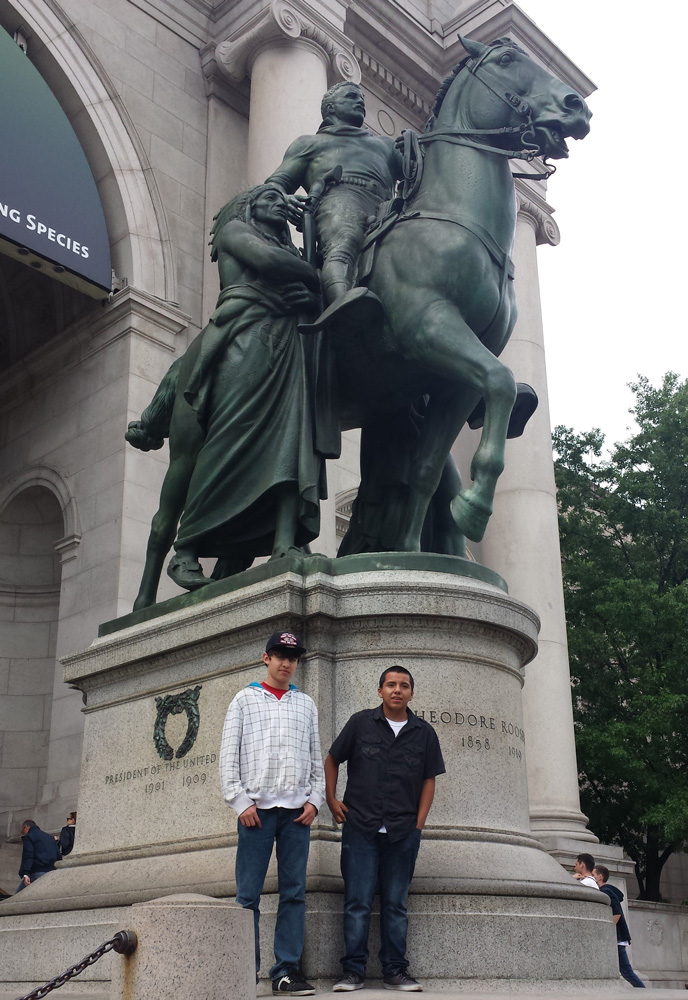 While in New York for a donor event, the Lakota students got to take in the sites. 