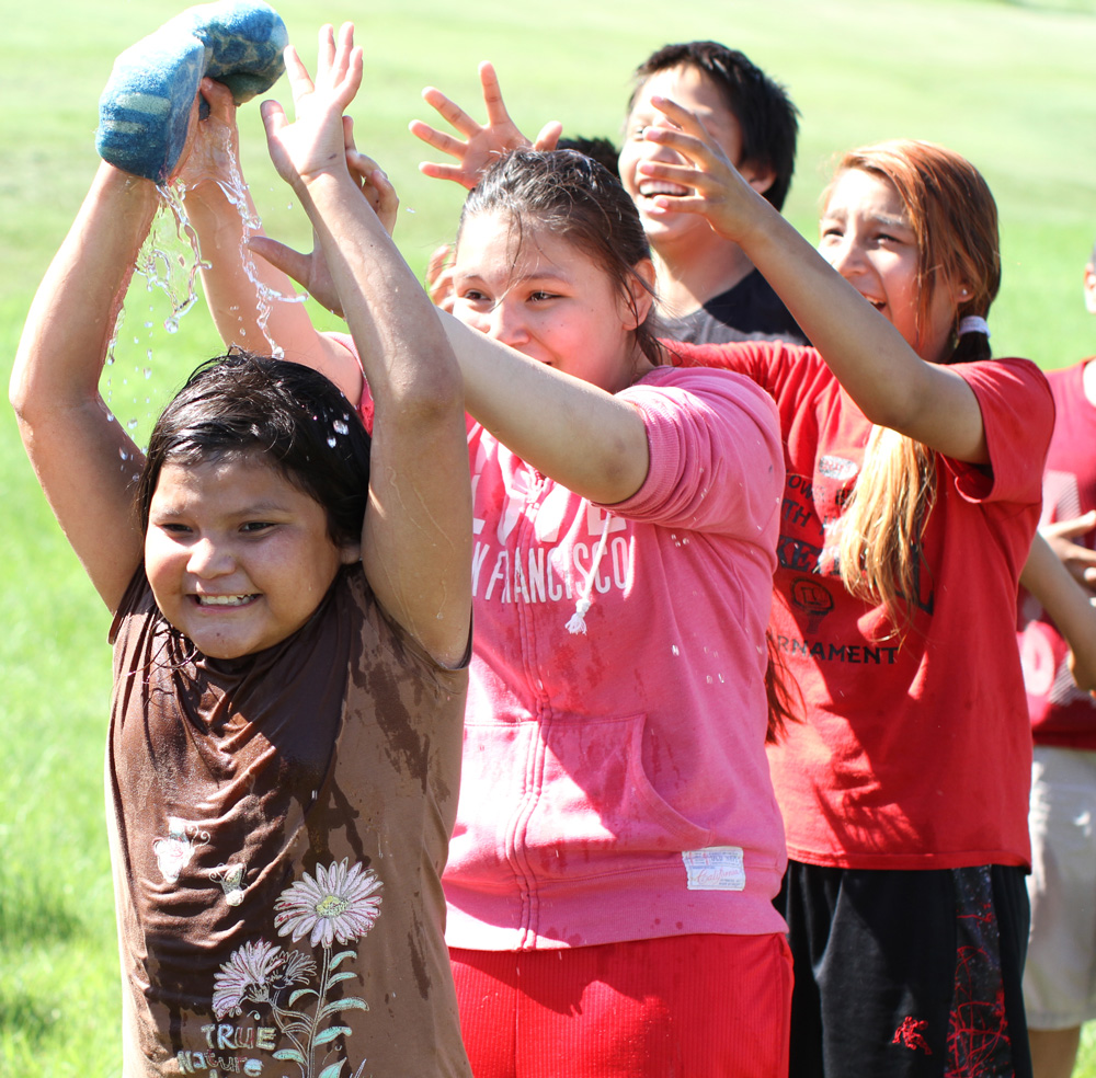 This week, children from the Lower Brule Indian Reservation began their two weeks at day camp. 