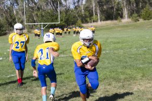 St. Joseph's 7th and 8th grade football team has been working hard!