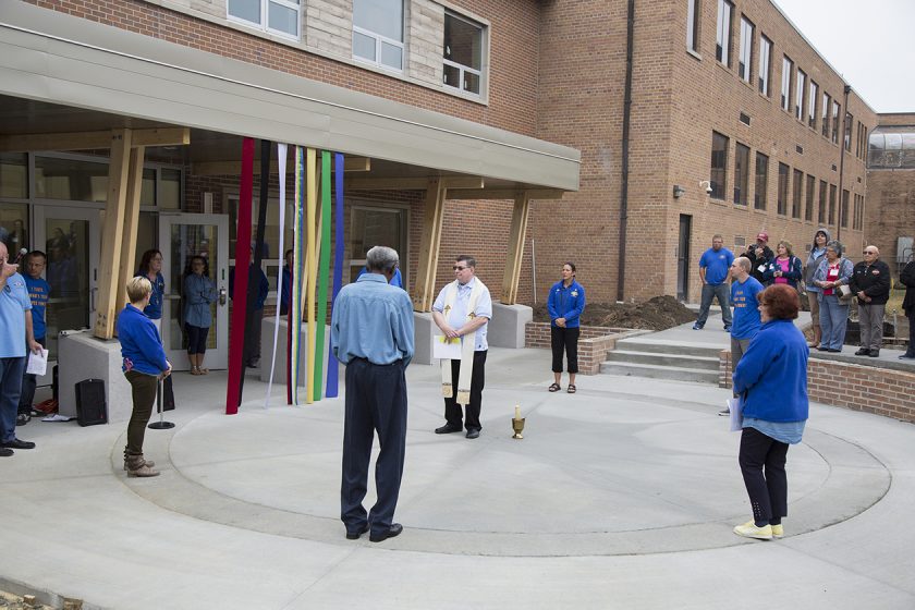 Health and Family Services Center ribbon cutting. 