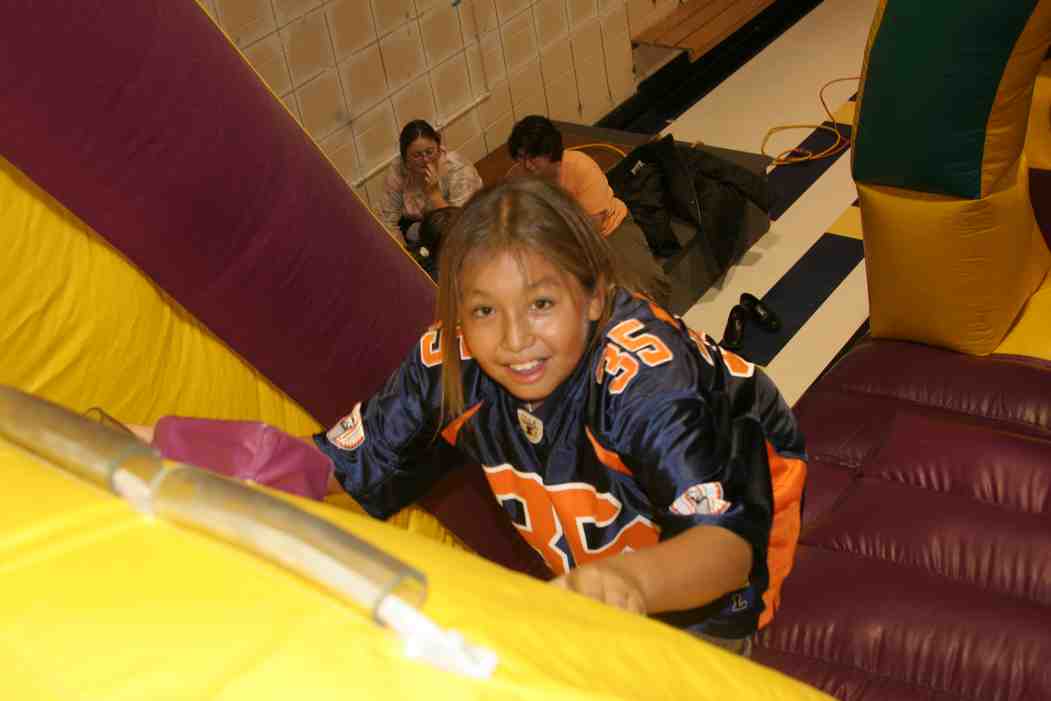 All the students loved the inflatable’s!